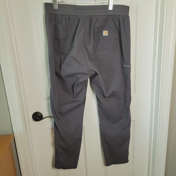 Carhartt Scrub Set Womens Large Top XL Pants Gray Rugged Flex Ripstop C51118 - Picture 14 of 16
